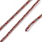 Braided Round Steel Wire, for DIY Bracelets, Colorful, 3.2mm