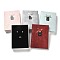 Cardboard Jewelry Big Set Boxes, with Sponge Inside, Rectangle with Bowknot, Mixed Color, 18.1x13.2x3.9cm