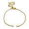 304 Stainless Steel Cable Chains Bracelet Making, with Lobster Claw Clasps and Chain Extenders, Golden, 6-1/8 inch(15.4cm), Hole: 2.3mm