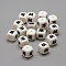 Food Grade Eco-Friendly Silicone Beads, Letter Style, Cube, Letter.M/W, 12x12x12mm, Hole: 2mm
