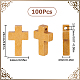 100шт деревянные подвески WOOD-SC0001-51-2