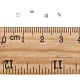 Зажимные бусины из латуни KK-R077-2mm-S-4