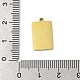Подвески из нержавеющей стали 304 с эмалью STAS-U039-10G-3