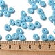 Непрозрачные цвета блестящие стеклянные бусины SEED-E001-P3x6mm-A06-4