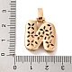 Латунные микро проложить кубического циркония подвески KK-C076-29N-G02-3