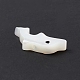 Натуральные белые бусины из ракушек BSHE-G031-01-4