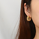 Круглые серьги-гвоздики из нержавеющей стали 304 PJ3518-1-3