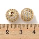 Латунные микропаве из прозрачного кубического циркония ZIRC-R113-01D-G-3
