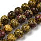 Нити бусин из натуральной окрашенной кунжутной яшмы G-E443-A38-1