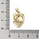 Латунные микропаве прозрачные подвески с фианитом KK-M275-13G-3
