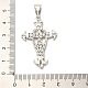 Латунные микро проложить кубического циркония подвески KK-K355-29P-3