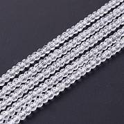 Прозрачные стеклянные бусины GLAA-C019-01B-06