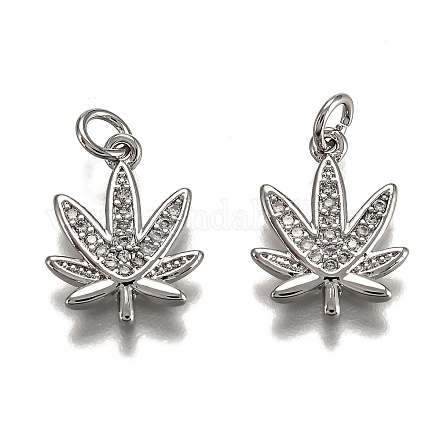 Латунные микро проложить кубического циркония подвески ZIRC-E145-77P-B-1