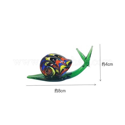 Фигурки улиток лэмпворк 3d ручной работы PW-WG22215-03-1