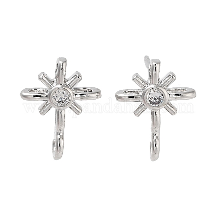 Поиск шпилек из латуни с микропаве из кубического циркония KK-K364-06P-1