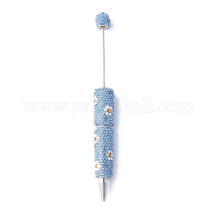 Ручка из сплава с бусинами AJEW-A066-02G-1