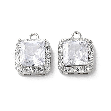 Латунные микро проложить кубического циркония подвески KK-F872-18P-1