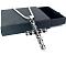 Vintage Gothic Cross Skull Stainless Steel Pendant Necklaces for Men Women, Stainless Steel Color