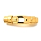 304 Stainless Steel Magnetic Clasps, Golden, 39x10.5x10mm, Hole: 5mm