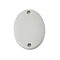 304 Stainless Steel Links, Oval, Stamping Blank Tag, Non-Tarnish, Stainless Steel Color, 16x12x1.5mm, Hole: 1.4mm