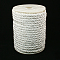 Twisted Nylon Thread, Silver, 5mm, about 18~19yards/roll(16.4m~17.3m/roll)