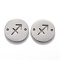 Tarnish Resistant Polishing 201 Stainless Steel Links Connectors, Sagittarius, Stainless Steel Color, 16x1.2mm, Hole: 1.5mm