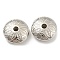 CCB Plastic Beads, Flat Round, Platinum, 24.5x10mm, Hole: 4.5mm