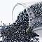 TOHO Round Seed Beads, Japanese Seed Beads, (81) Metallic Hematite, 15/0, 1.5mm, Hole: 0.7mm, about 3000pcs/10g