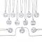 Tarnish Resistant 304 Stainless Steel Pendant Necklaces, Horoscope/Twelve Constellation/Zodiac Sign, Stainless Steel Color, 18.11 inch(46cm)