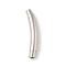 304 Stainless Steel Bayonet Clasps, Rectangle, Stainless Steel Color, 39x7x6mm, Hole: 4mm