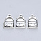 Tibetan Style Alloy Pendants, Cadmium Free & Lead Free, Knapsack, Antique Silver & Silver, 20x14x3.5mm, Hole: 1.8mm, about 322pcs/500g