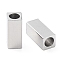 Non-Tarnish 304 Stainless Steel Beads, Cuboid, Stainless Steel Color, 7x3x3mm, Hole: 2mm
