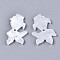 Resin Pendants, Goldfish, WhiteSmoke, 28.5x19x2.5mm, Hole: 1.8mm