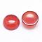 Natural Carnelian Cabochons, Dyed & Heated, Half Round/Dome, 8x4~5mm