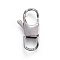 Tarnish Resistant 304 Stainless Steel Lobster Claw Clasps, Stainless Steel Color, 23x12x5mm, Hole: 6mm