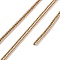 Braided Round Steel Wire, for DIY Bracelets, Lavender Blush, 3.2mm