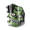 Halloween Theme PVC Claw Hair Clip, Hair Accessories for Women Girls, Skull, 46x61.5x43.5mm