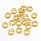 Golden Color Brass Open Jump Rings, 18 Gauge, 5x1mm, Inner Diameter: 3mm, about 120pcs/10g