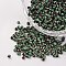 12/0 Opaque Colours Seep Glass Beads, Round Seed Beads, Pale Green, 1.5~2x2mm, Hole: 0.5mm, about 22500pcs/450g