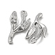 Кулон из латуни с прозрачным кубическим цирконием KK-H460-22P-2