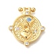 Латунные микро проложить кубического циркония подвески KK-H507-01G-1