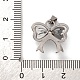 Подвеска с бриллиантами из нержавеющей стали 304 STAS-U018-01P-1-3