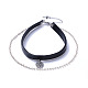 Колье колье из коровьей кожи NJEW-JN02391-1