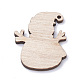 Неокрашенные деревянные подвески WOOD-S040-16-2