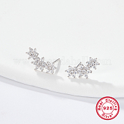 Серьги-гвоздики с кубическим цирконием HO3572-4