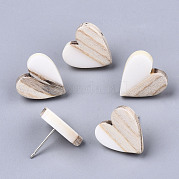 Серьги из смолы и дерева EJEW-N017-002A-C04