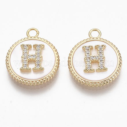 Латунные микро проложить кубического циркония подвески KK-R130-034-H-NF-1