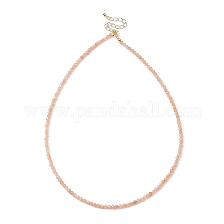 Натуральные камни из бисера ожерелья NJEW-JN02990-02-1