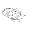 Cowhide Leather Choker Necklaces, with 304 Stainless Steel Lobster Claw Clasp, Mixed Color, 16.14 inch(410mm)