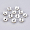 Brass Grade A Crystal Rhinestone Beads, Rondelle, for Jewelry Making, Cadmium Free & Lead Free, DIY Necklaces and Bracelets Craft Supplies, Silver, 6x3mm, Hole: 1.5mm